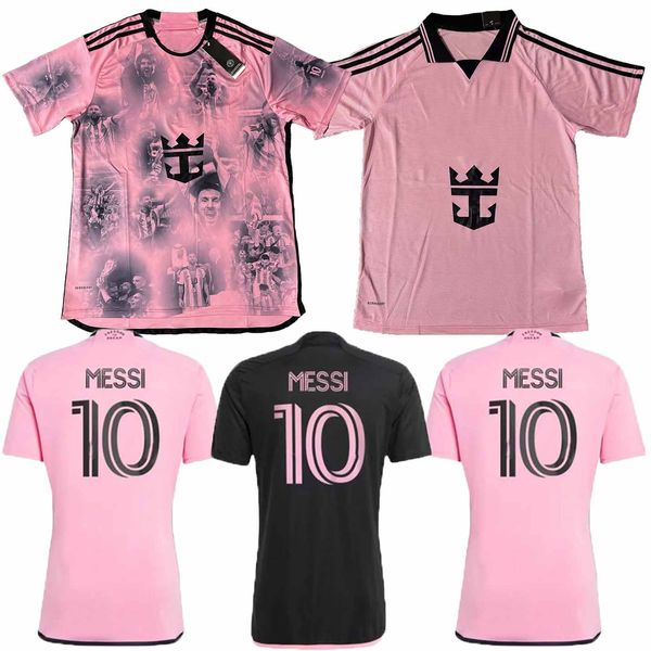 2024 2025 Messis Inters Miamis Football Shirt Kids Set di maglie da calcio ad allenamento speciali Matuidi Higuain Trapp Pellegrini Pizarro Sergio uniforme