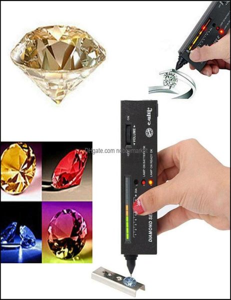 Testadores Medidas Ferramentas de joalheria Equipamento portátil de alta precisão Testador de diamante de diamante Gemstone Seletor LL Jeweller Tool 7462588