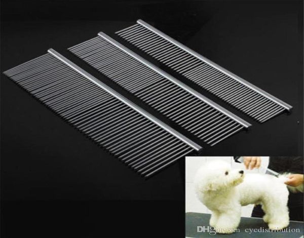 Brush de limpeza de animais de estimação Ferramentas de beleza groming para cães cães de cães de aço inoxidável cães A478058317