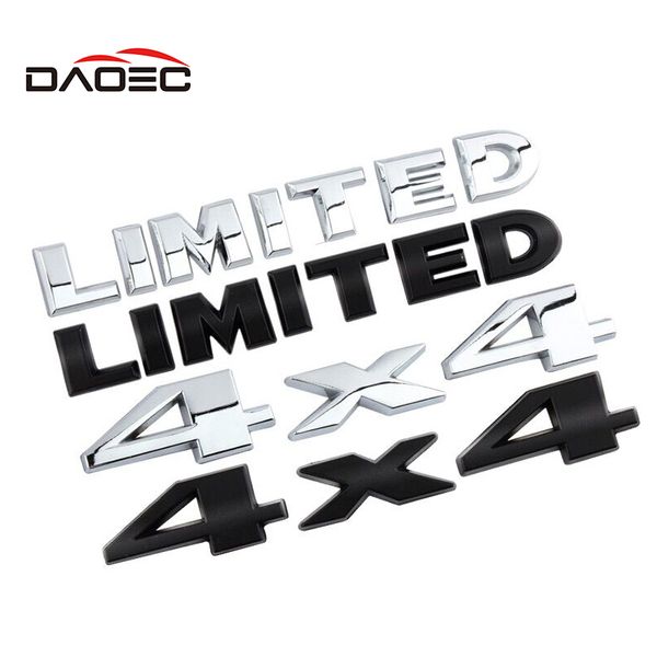 Car Metal 4x4 Limited Logo Badge Emblem Decals Aufkleber für Jeep Renegade Compass Grand Cherokee Wrangler JL JK TJ Accessoires