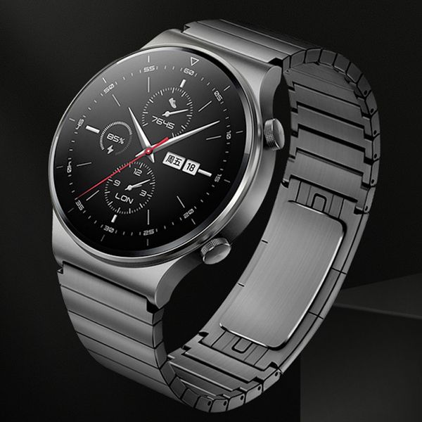 Metall -Link -Gurt Huawei Uhr 4 3 3pro/GT4 3Pro 22mm Uhrenband GT2E MI Farbe 2 S1 Active Band Amazfit GTR4 3 3PRO 2 2E GTR 47mm