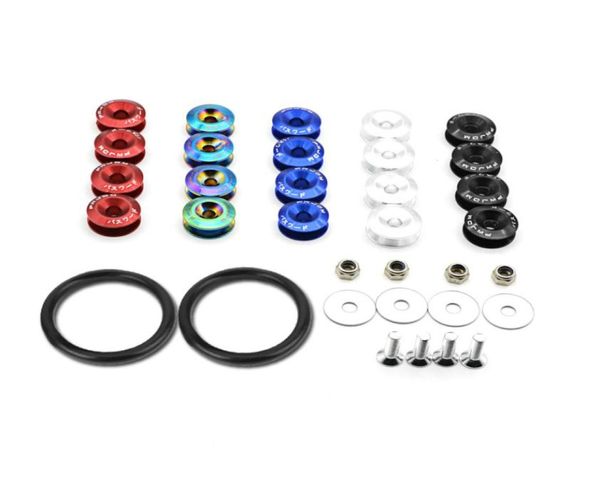 Fissatori di rilascio rapido in alluminio per bidoni della macchina universale Trounk Fender Hatch Kit 5 Colors6981894