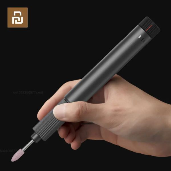 Acessórios youpin duka atuman mini broca elétrica caneta de escultura em velocidade variável rotativa griger pen ângulo de caneta kit handtool handtool