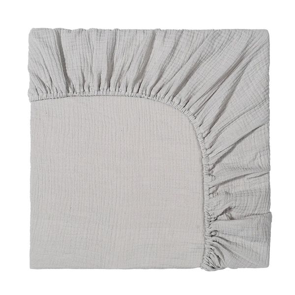 Musselin -Krippenblätter für Mädchen und Jungen Baumwolle Boho neutral Baby Crib Sheet für Standard -Krippenmatratzen -Bettwäsche Set 240328