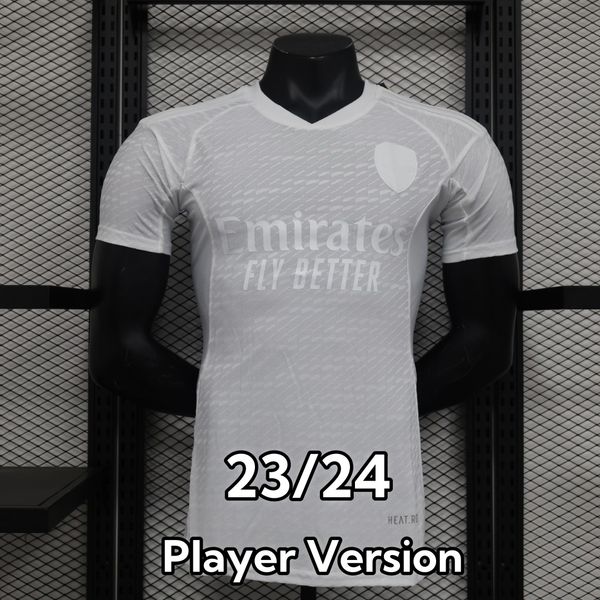 23/24 Arsenaol Ars Soccer Jerseys White Special Mensey Man Camisas de futebol 2024 Versão