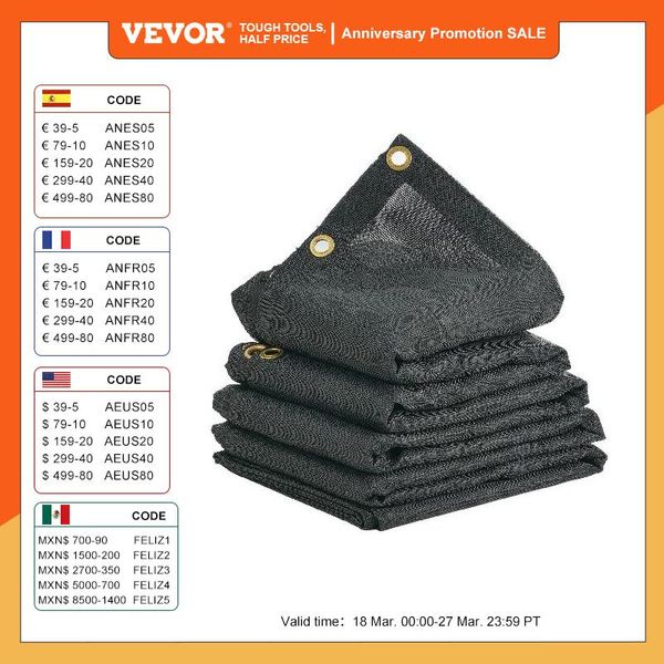 VEVOR 18oz PVC PVC Tarpe de caminhão DUMP TARP DOLHO TWLING TARPAULIN CHAVE RAINA POLOS DUPLO