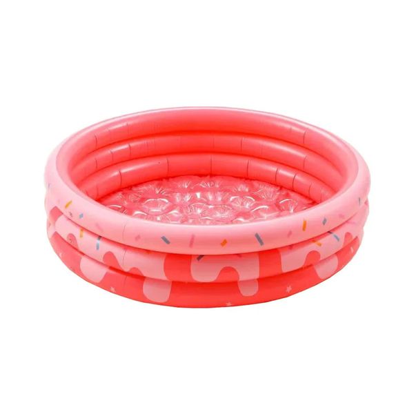 Bebê fofo, piscina inflável, crianças remarem Bath Bath Bathtub Kids Portable Outdoors Sport Sport Toys Summer Pool 240328