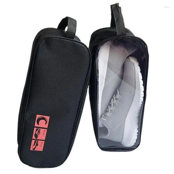 Aufbewahrungstaschen Mode Nylon Mesh Travel tragbare Tasche Schuhe Beutel Paket wasserdichte Luft durchlässige transparente Beutelgeschenke 6 Farben