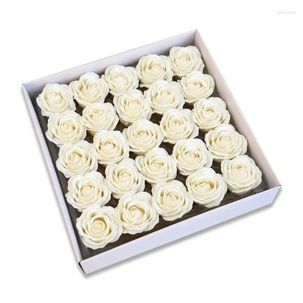 Dekorative Blumen Badseife Blume für Hochzeit und Hausdekoration China Fabrik 5 Schichten Rose Rose