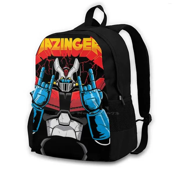 Backpack Blast todos eles!Chegadas Unissex Bags Bolsa Casual Robot Gunpla Japão Manga Japonês Mash Up Z Mecha