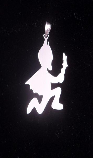 Schmuck ICP Batman Hatchetman Juggalo Edelstahl Charm Twiztid seltene Juggalo Halskette mit 3 mm 30 Zoll Ball Chian4960219