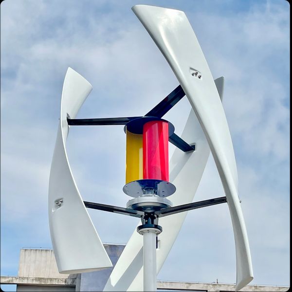10 кВт вертикальная ось Maglev Ветряная турбина Высокое напряжение генератор 10000 Вт 24 В 48 В 220 В с контроллером заряда от сети инвертор