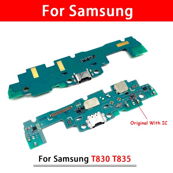 Samsung sekmesi için S4 10.5 SM-T830 T835 T830 USB Şarj Portu Mikrofon Mikrofon Dock Connector Tahtası Esnek Kablo