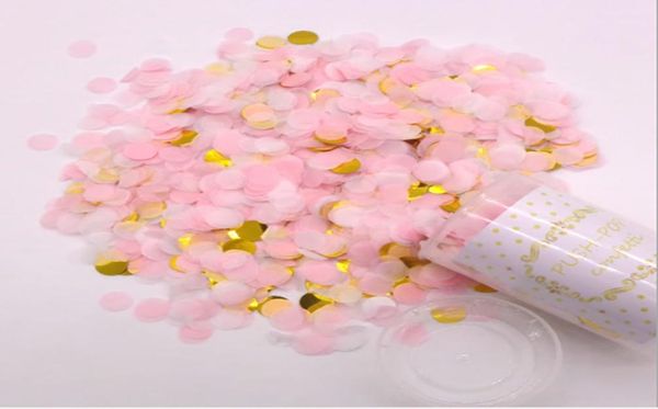 Производственный инструмент атмосфера мини -круглый конфетти Dot Party Supplies Weddinghappy Birthday Push Confetti Confetti Pop Paper Flow5717497