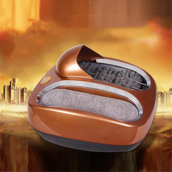 Accessori 220 V completamente automatico Intelligente Sole per la pulizia delle scarpe per lucidatura per lucidatura Scarpe per scarpe invece di coperture per scarpe Machine