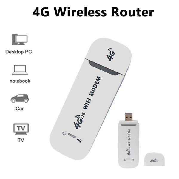 Gadgets 4G LTE USB WiFi Router 150Mbit / s Modem Stick Tragbarer drahtloser WiFi -Adapter 4G -Kartenrouter für Laptop PC Home Office iPhone