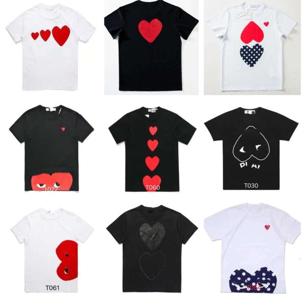 Spielen Sie Marke Mens T-Shirts neueste Herren Frauen Designerin von Luxus Amri T Shirt Mode Männer lässig T-Shirt Man Kleidung Little Red Heart Chuan Kubao Ling Polo Shirt Herfd Herfd