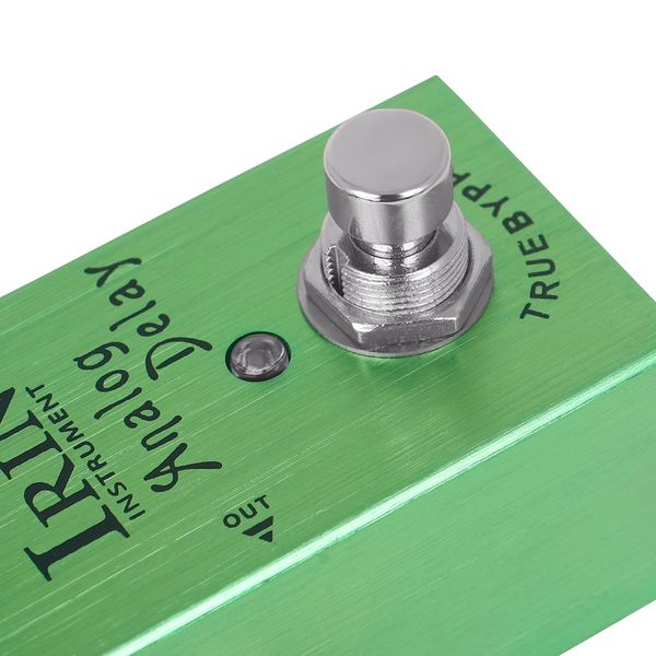 IRIN AN-02 Analog-Verzögerungsgitarreffekt Pedal Mild Mellow Digital Circuit Delay Delay Effect Pedal mit 9-V-Adapter True Bypass