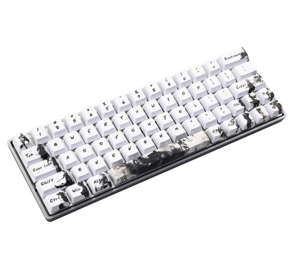 MX anahtarları için Boyan Pbt Key Makap OEM Profili GH60 RK61ALT61Anie Poker GK61 GK64 DZ60 Klavye Şövalyesi Hatalı Anahtar Kapakları 210613205491