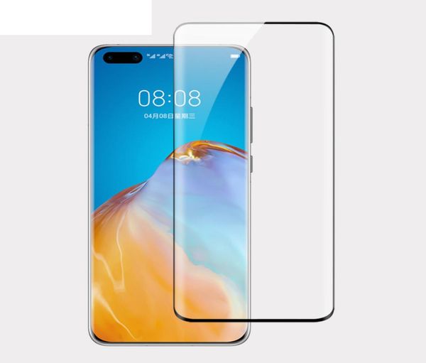 Für Samsung S21 Ultra gekrümmte, temperamentierte Glasgalaxie Note 20 S10 Plus S20 Voller Deckungsbildschirm Protektor 3D Huawei P40 Pro P307213859