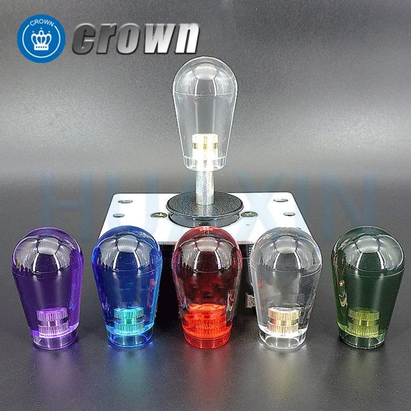 Игры Crown Crown Water Drop Ball Head для 301, 303F, 307F, 309F Прозрачная кристаллическая верхняя часть M6 фиксирована