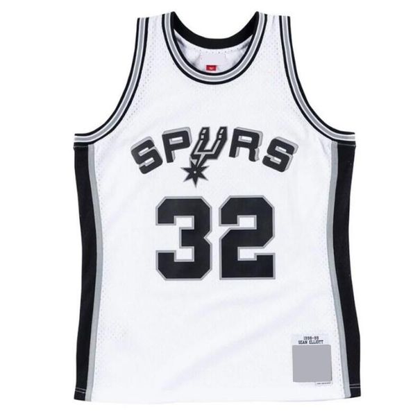 Sean Elliott #32 Basketballtrikot