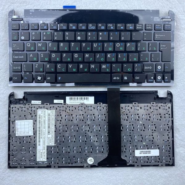 Tastaturen Russische Laptop -Tastatur für ASUS EEE PC 1015 1015B 1015BX 1015PW 1015CX 1015PD 1011 1015PX mit schwarzem Rahmen Ru -Layout