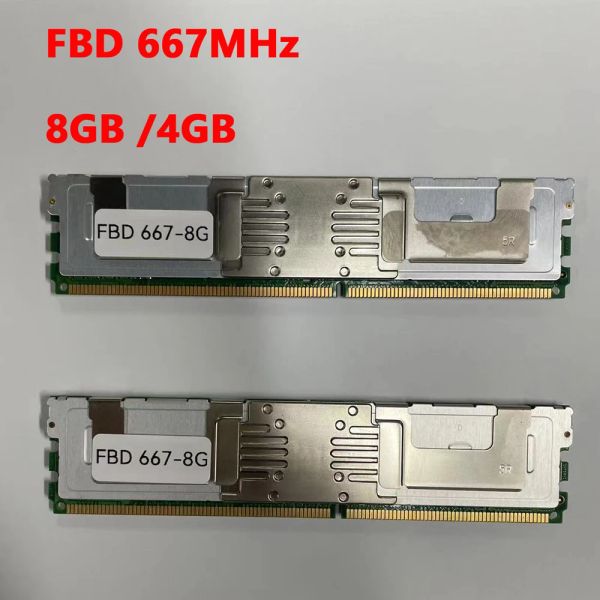 Memória do servidor Rams FBD ECC 667MHz 4GB 8GB PARA HYNIX HP DDR2 PC25300 2RX4 4RX4 PC25300F FBDIMM RAM TOMELTO DIMM FBDIMM RAM