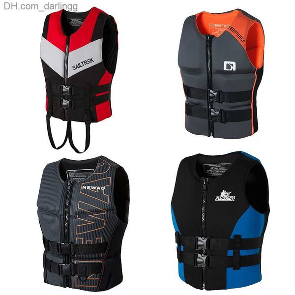 Vida de colete de colete de colete de colete de canoa de canoa de canoa colete para adulto Surfing Jaqueta de resgate Jet Skiing barco a ar almofada de barril de barcos de resgate de barcos de resgate boatq240412