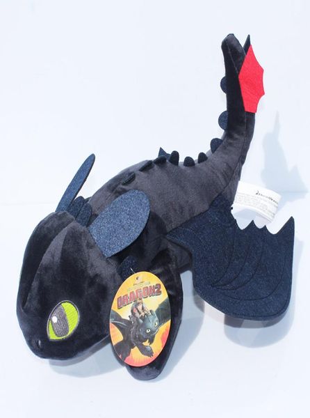 9quot 22 cm wie man Ihren Drachen 2 Zahnlose Nacht Fury Plüschspielzeug weich gefülltes Puppen Super Weihnachtsgeschenke 5994295 trainiert