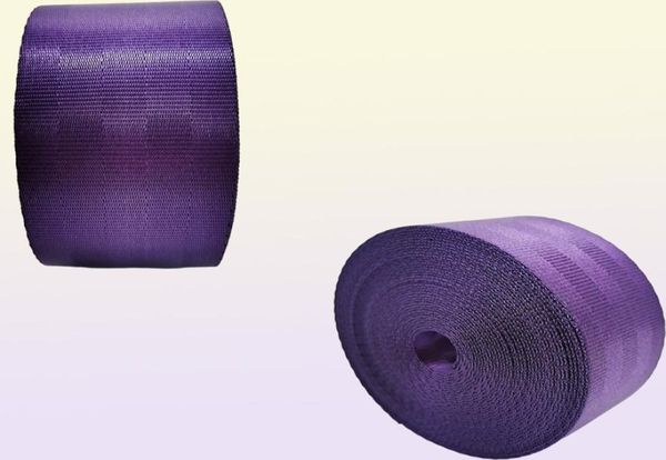 Auto Purple 191 Metre Emniyet kemeri dokuma kumaş yarış arabası değiştirilmiş güvenlik kemerleri kablo demeti kayışları standart sertifikalı web3704295