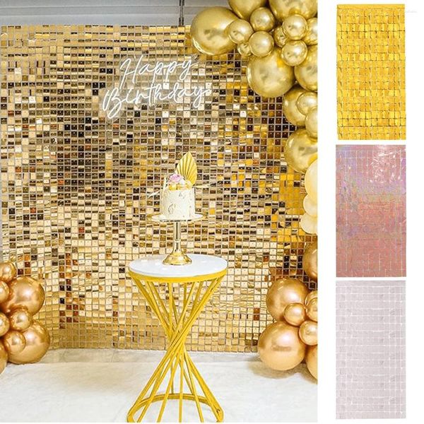 Parti Dekorasyonu 2m Tinsel Glitter Folyo Yağmur Perdesi Doğum Günü Ev Duvar Arka Plan Düğün Malzemeleri