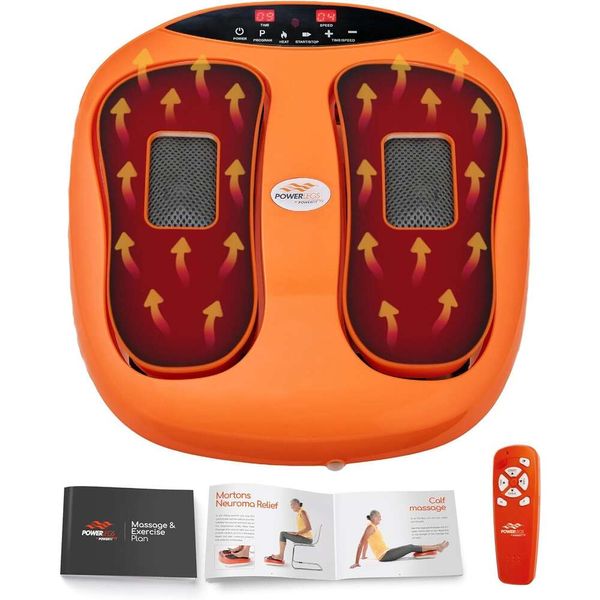 Massager elettrico Massager elettrico per le gambe elettriche con calore - massaggiatore di piede riscaldate per la circolazione del dolore neuropatia - Remoto controllo per sollievo dal dolore e rilassamento