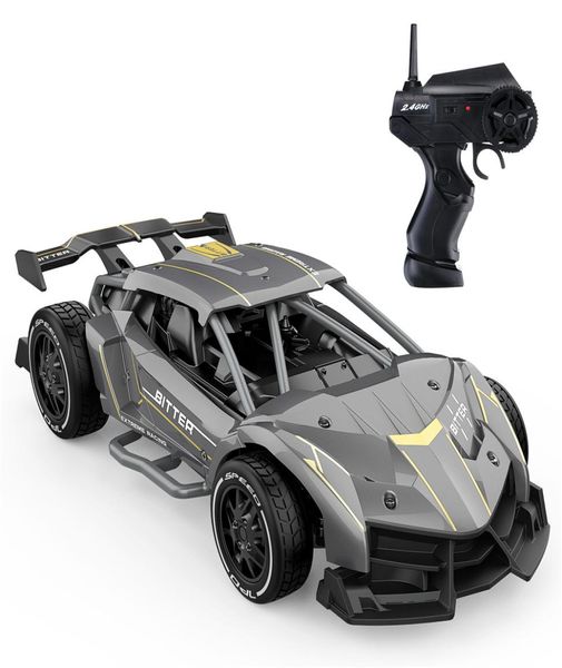 RC CAR 4WD Uzaktan Kumanda Alüminyum Alaşım 124 24G Yüksek Hızlı Elektrikli Yarış Tırmanma Arabaları Drift Araç Modeli Oyuncaklar5341986