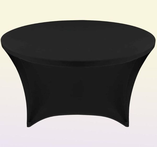 Taça de mesa redonda de spandex Tocada de mesa de mesa alta TAPE TAPELA PARA CASCO DE CASCO DO CASCO DO CASAMENTO DE CASAMENTO EL BUFFET7087687