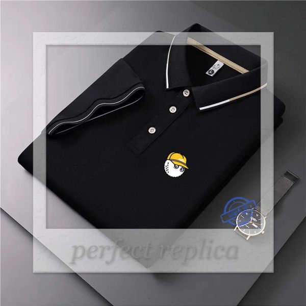 camicia da golf da maschile Malbon da uomo a golf per affari traspiranti Polo estate a maniche corte di alta qualità Malbon Wear Tshirt 938