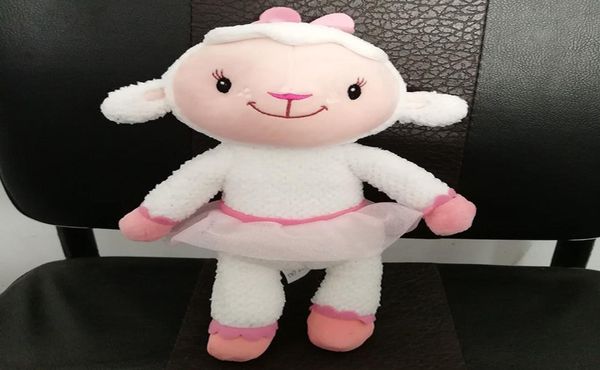 30cm Doc Lambie Plush Featon Toys Lamb Ovelha de pelúcia DOLL DORMA DOLL TROY SOFT CRIANÇAS Presentes de Natal LJ2009148437457