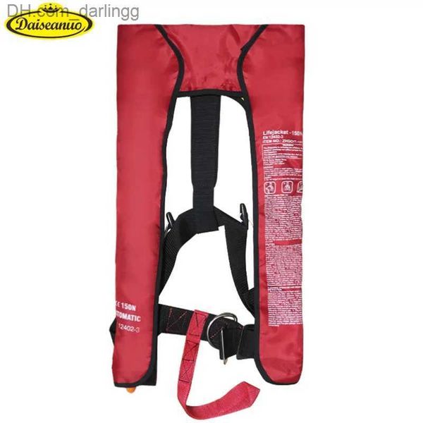 Buota del giubbotto di salvataggio Daisenuo Auto gonfiabile di salvataggio GACKET PFD CE 150N EN12402-3 PROFESSATURA PROFESSITURABILE MARINE INFLABILE LIFFARE 150N CERIFICAZIONE Q240412