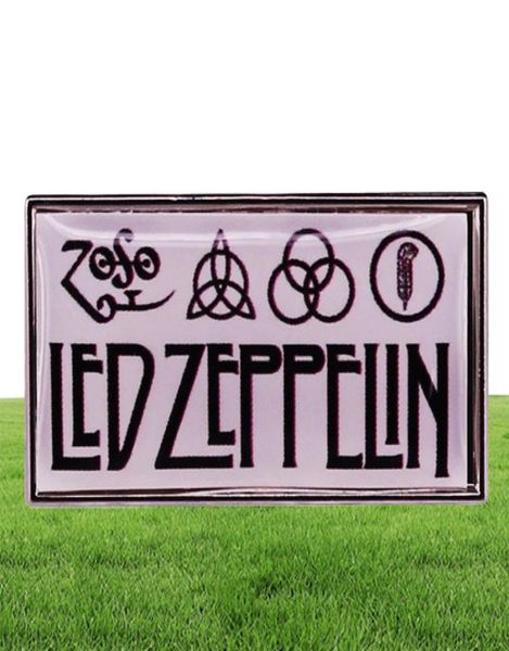 Rockband Led Zeppelins Emaille Pin Brosche Metallabzeichen Revers Pins Broschen Rucksackkragen Denimjacke Schmuck Accessoires8215652