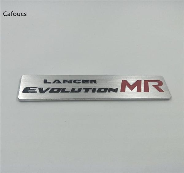 Алюминиевый металл Carstyling для Mitsubishi Lancer Evolution x MR Emblem Badge Logop Logop Starker6035772