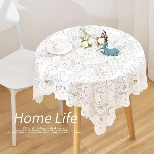 Coperchio di sedia di divano in pizzo Cover tavolo da tavolo (Serie di fiori di prugna)