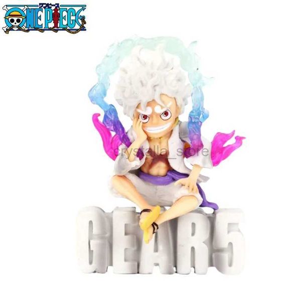 Fumetti eroi da 8 cm mini un pezzo luffy marcia 5 action figura dio Dio Nika Statue anime Figurina PVC Model COLLETTURA DELLA COLLETTURA DELLA TOCCOLA TOCCHI