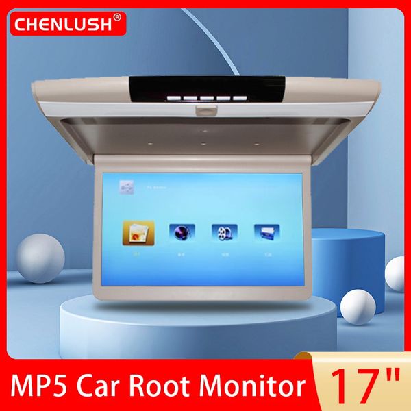17 Zoll Auto HDMI Monitor HD LCD Car Dach Monitor Multimedia -Player -Auto -Dachmontage -Decken -TV -Unterstützung IR/FM/Mirror Link