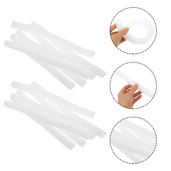 Campa de cadeira 20 pcs espuma de espuma anti-esqui a tira de mobília de tampa de tampa esticada Tuck Grips Sofá Slipcover Plastic Protector Tiras de acessórios