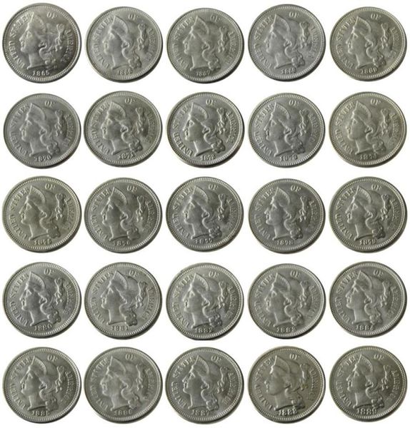 EUA um conjunto de 18651889 25pcs três centavos de níquel copina metal artesanato fábrica de fabricação 1681909