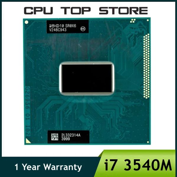 CPUS CORE I7 3540M SR0X6 3.0GHZ Utilizou o Processador de notebook de Laptop Dualcore QuadThread CPU 4M 35W Socket G2 / RPGA988B