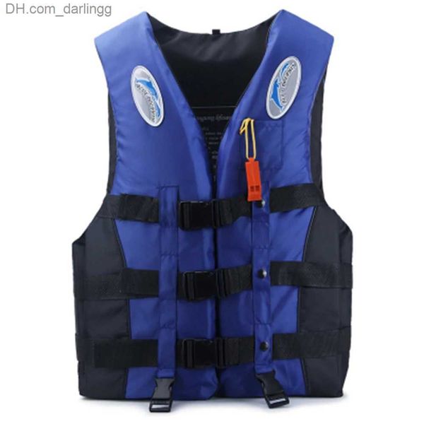 Life Vest Boje Outdoor Erwachsener Schwimmen Ruder Rettungsjacke Verstellbarer Schwimmwesten Überlebensanzug Polyester Kinder RettungsjackeQ240412