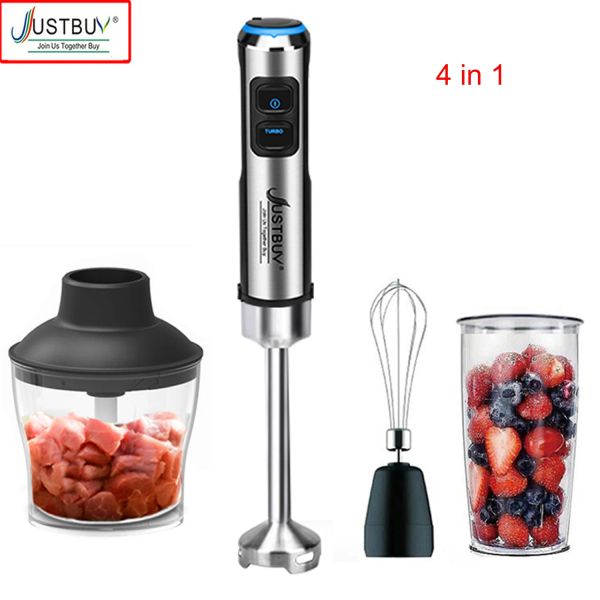 Frucatori 4 in 1 Stick Electric Blender Festa Eggiscia Famio Famio Riduci di carne