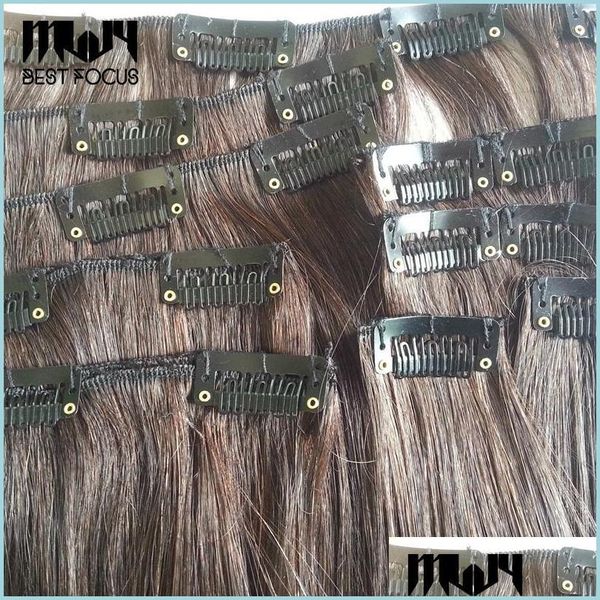 Haarclips Barrettes Perücke 28mm 32 mm D Perücken mit Rückenrücken für Erweiterungen Schwarzes Braunzubehör Tool 500 PCs/Los Drop -Lieferung Jewe Dhgrm