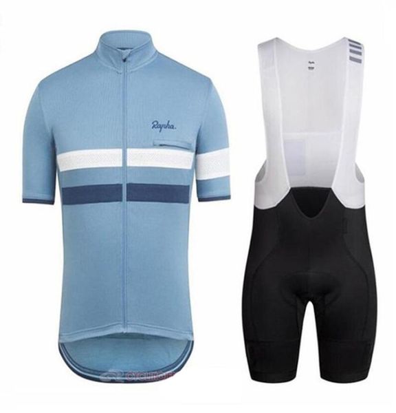 Hochwertige 2019 Team Radfahren Kleidung Schnelle trockene Herren Fahrradkleidung Kurzärmele Radsport Jersey Gelbike Labber Shorts Set 9575456